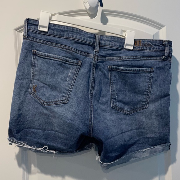 KUT From The Kloth Blue Jean Shorts Size 14 - Picture 5 of 6